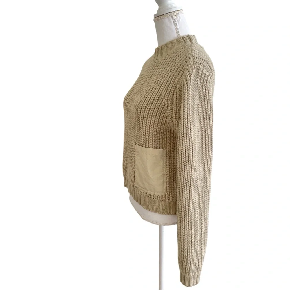 Zara Olive Green Crew Neck Sweater - Picture 8 of 13